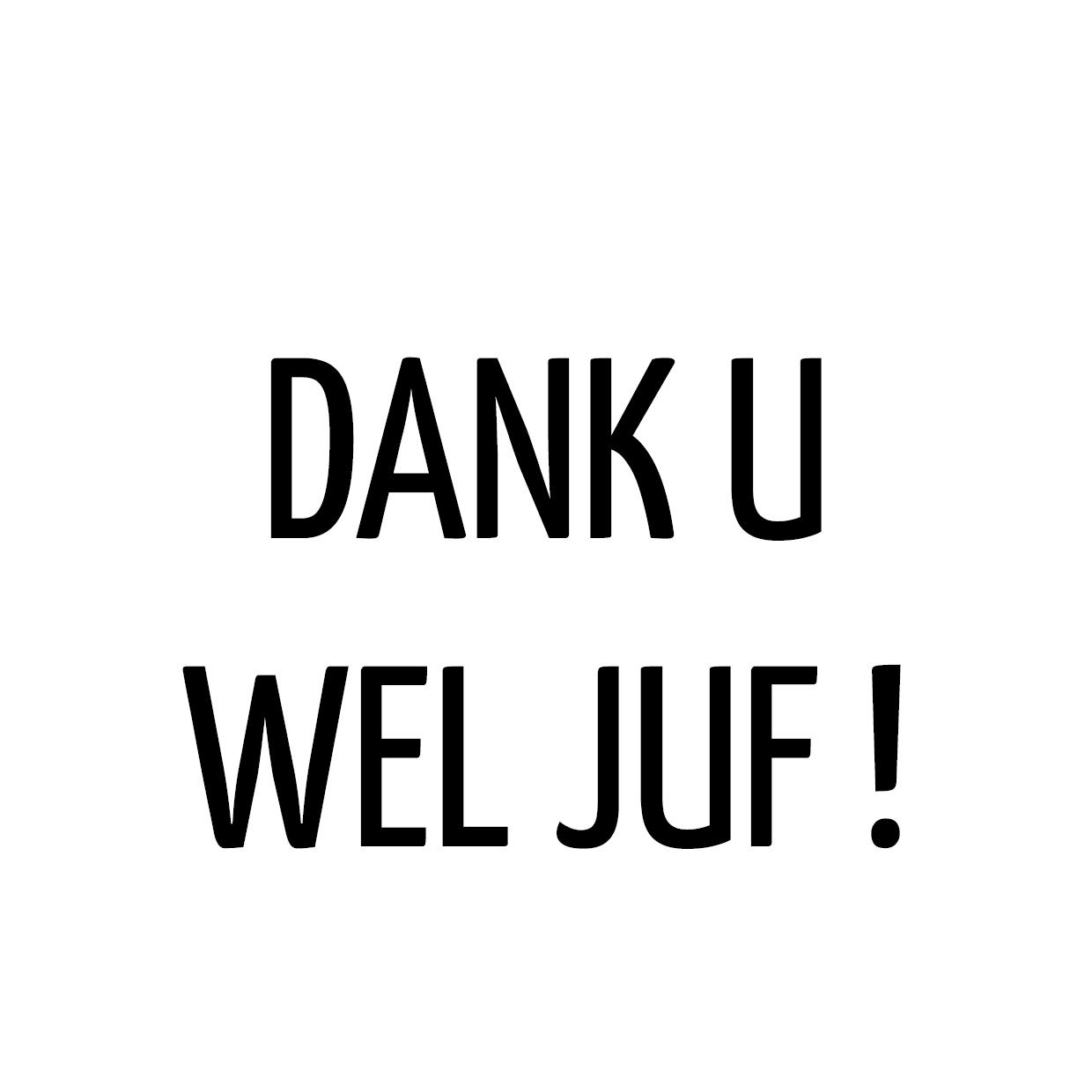 dank u juf ! 